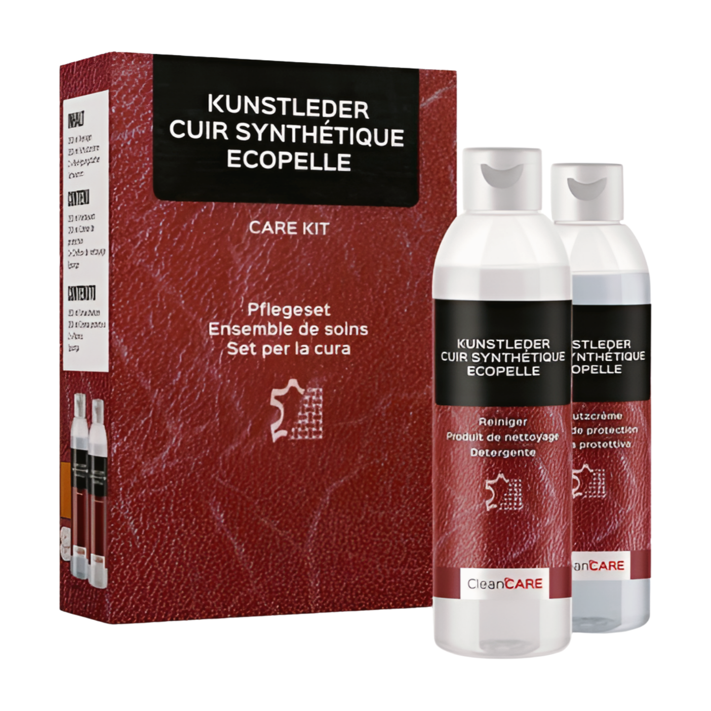 Pflegeset für Kunstleder