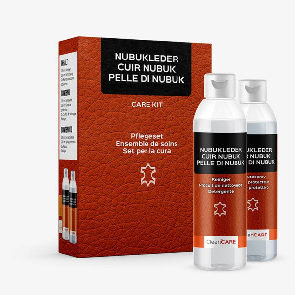 Pflegeset für Nubukleder