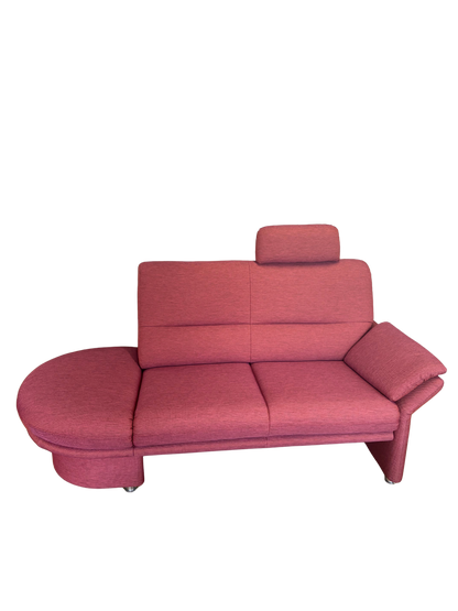 Polstergarnitur Stoff Himbeer